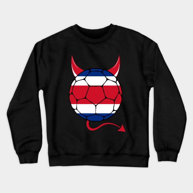 Costa Rica Halloween Crewneck Sweatshirt by footballomatic